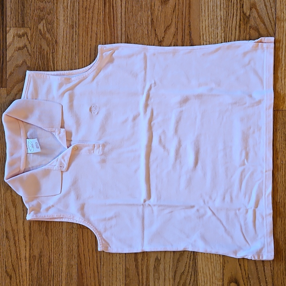 Brooks Brothers 346 Pink Sleeveless Polo Shirt